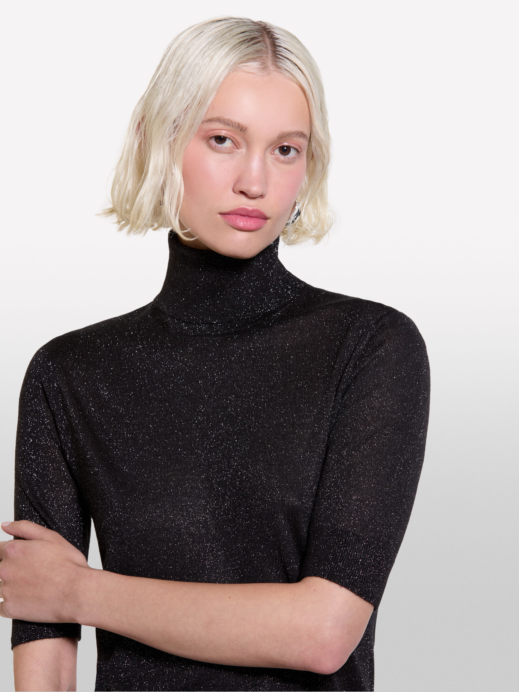 TURTLE NECK SWEATER Women image number null