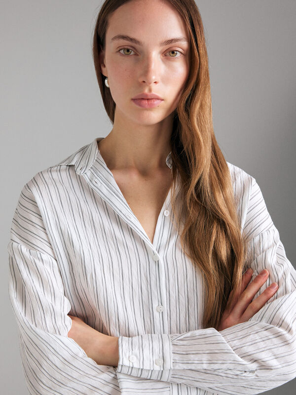 Oversized shirt - women's shirts | Sisley