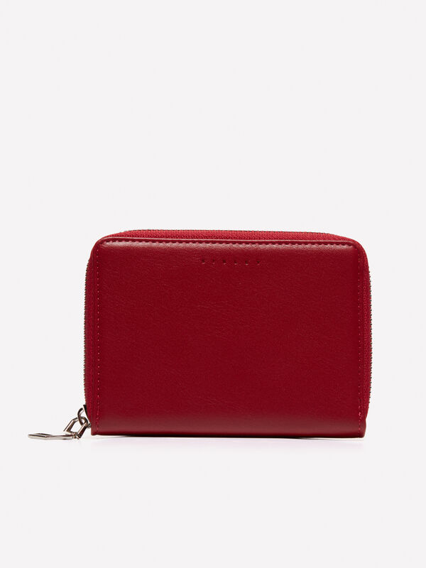 Burgundy wallet - women's wallets | Sisley