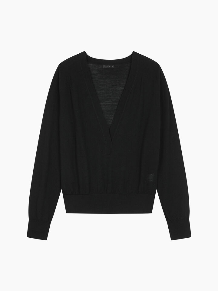 V NECK SWEATER L/S Women