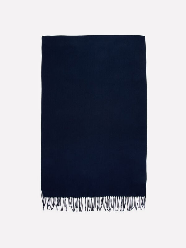 Dark blue scarf - men's scarves and foulards | Sisley