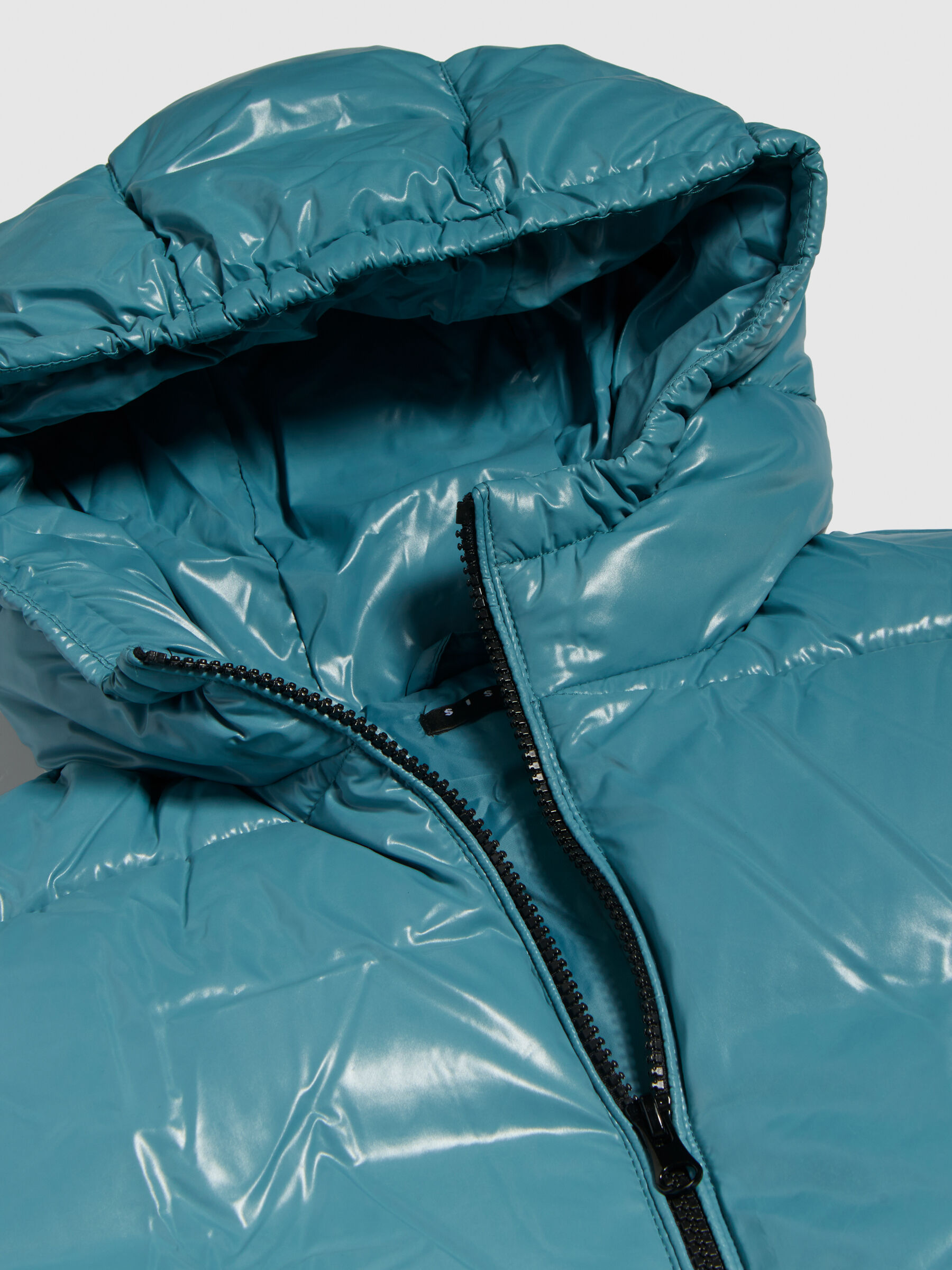 Turquoise padded jacket new arrivals