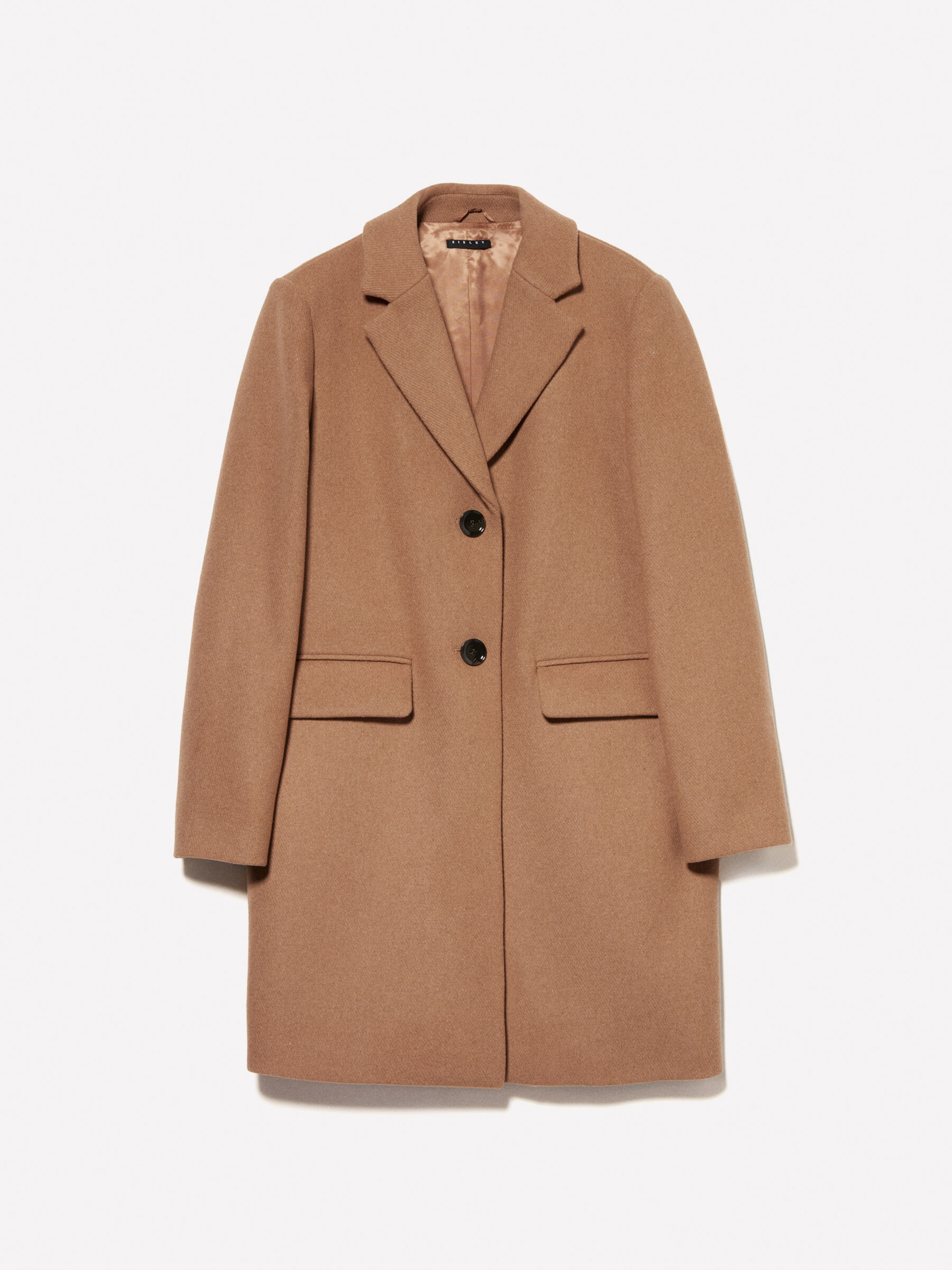 Double breasted camel coat zara sales