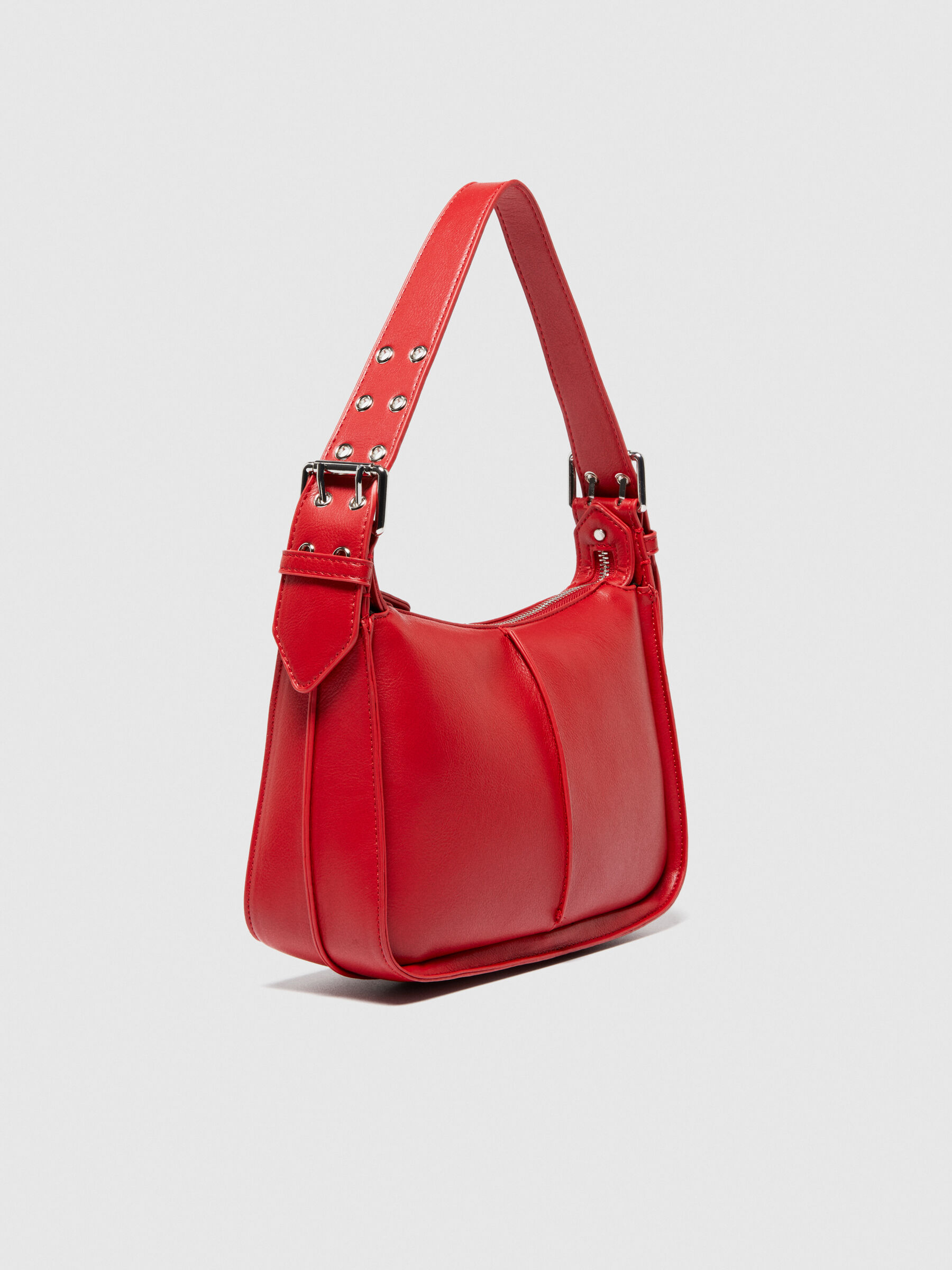 Red leather hotsell hobo