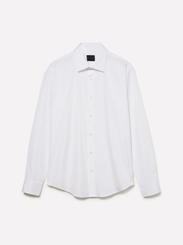 100% cotton shirt - men's regular fit shirts | Sisley