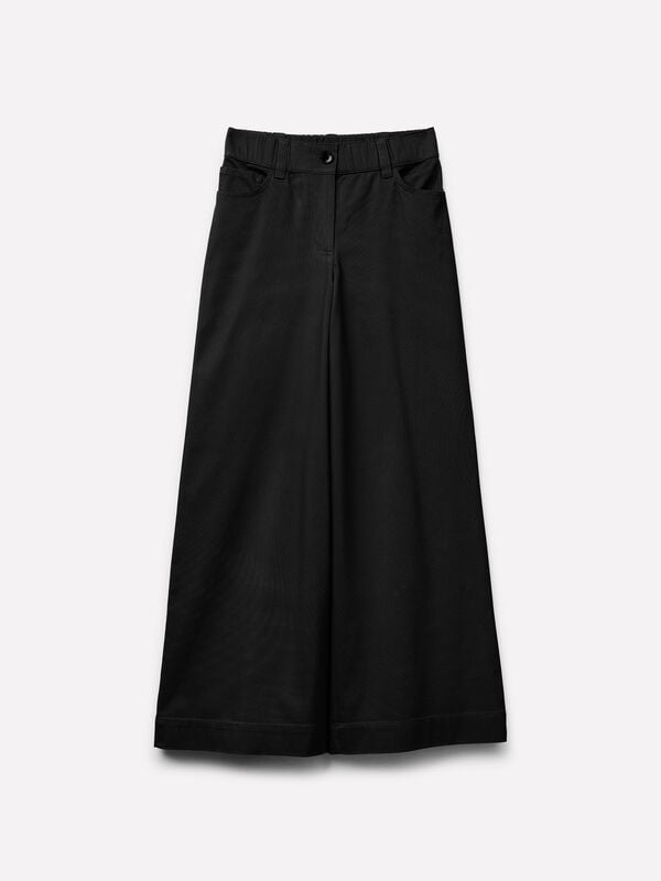 Wide-leg trousers - women's palazzo trousers | Sisley