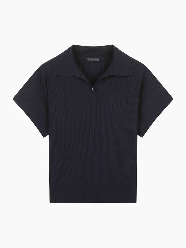 Knitted polo shirt - null | Sisley K