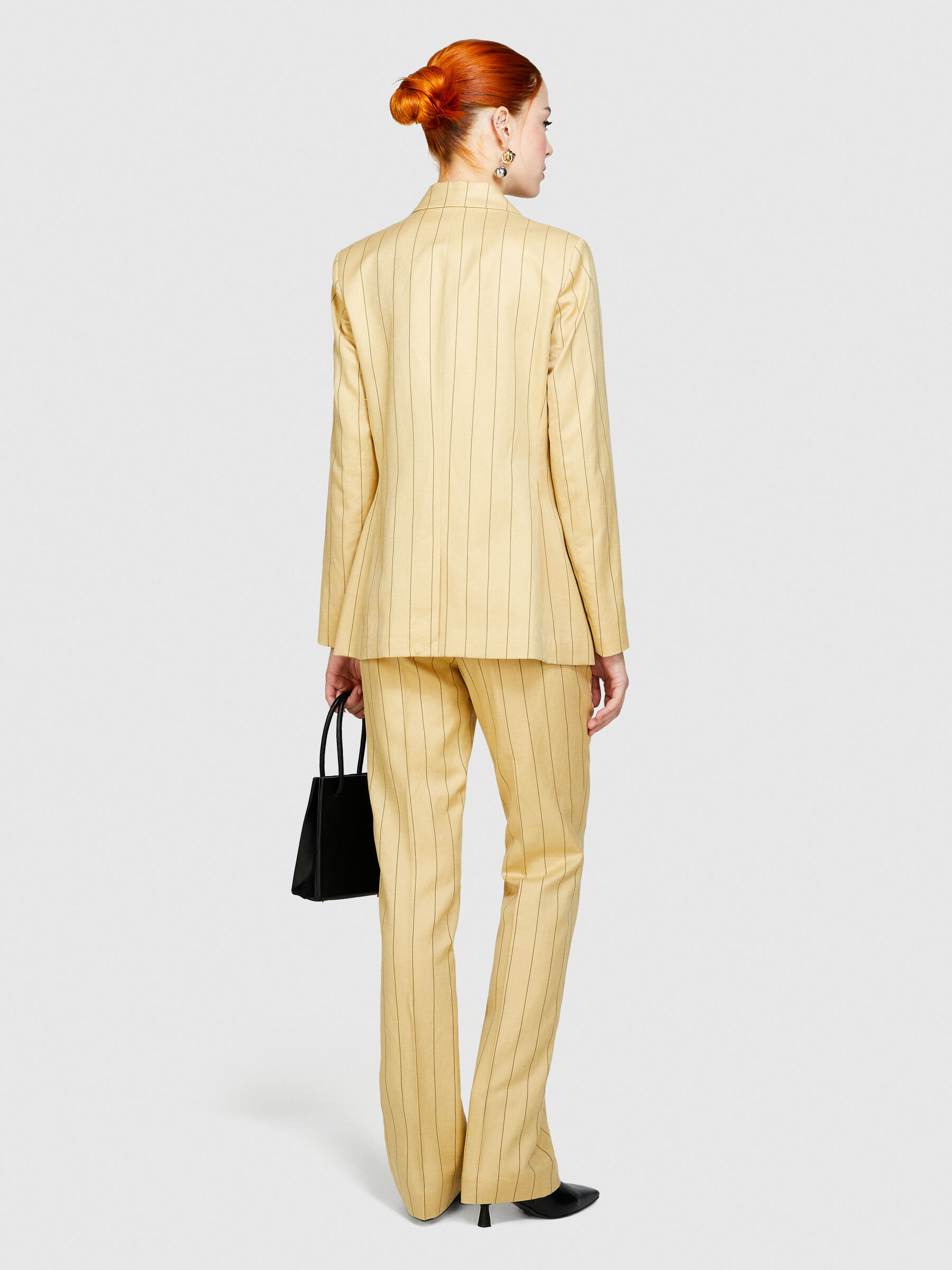 Yellow hotsell striped blazer