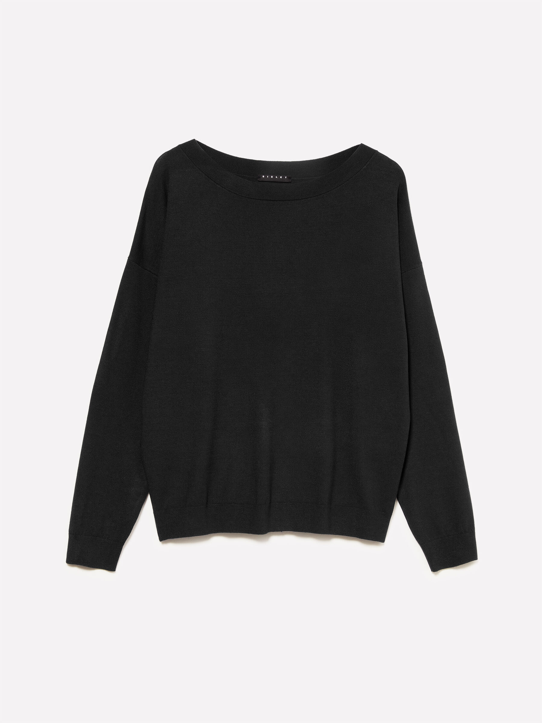 BOAT-NECK SWEAT.L/S Women image number null