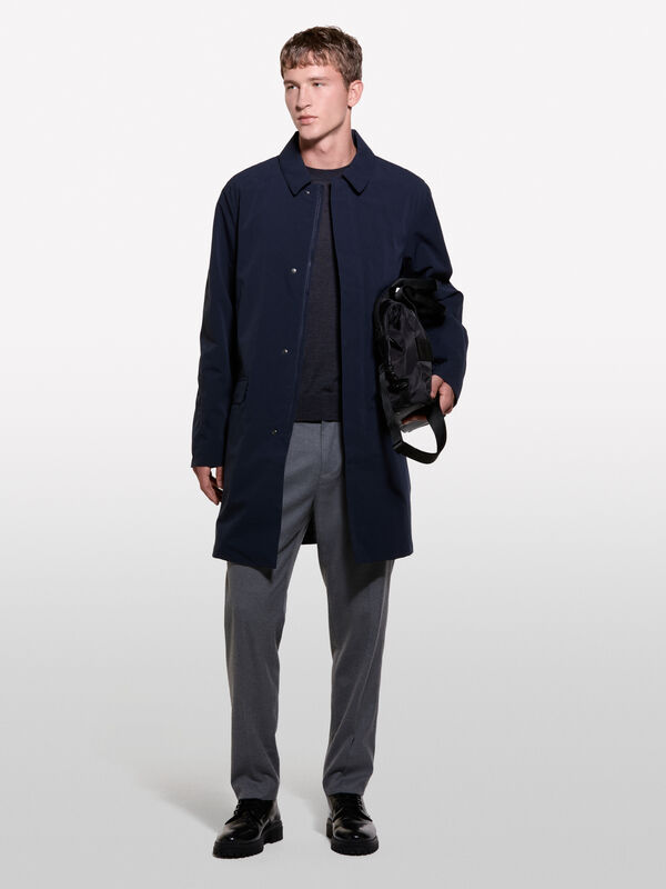 Padded trench coat - men's puffer jackets and coats | Sisley