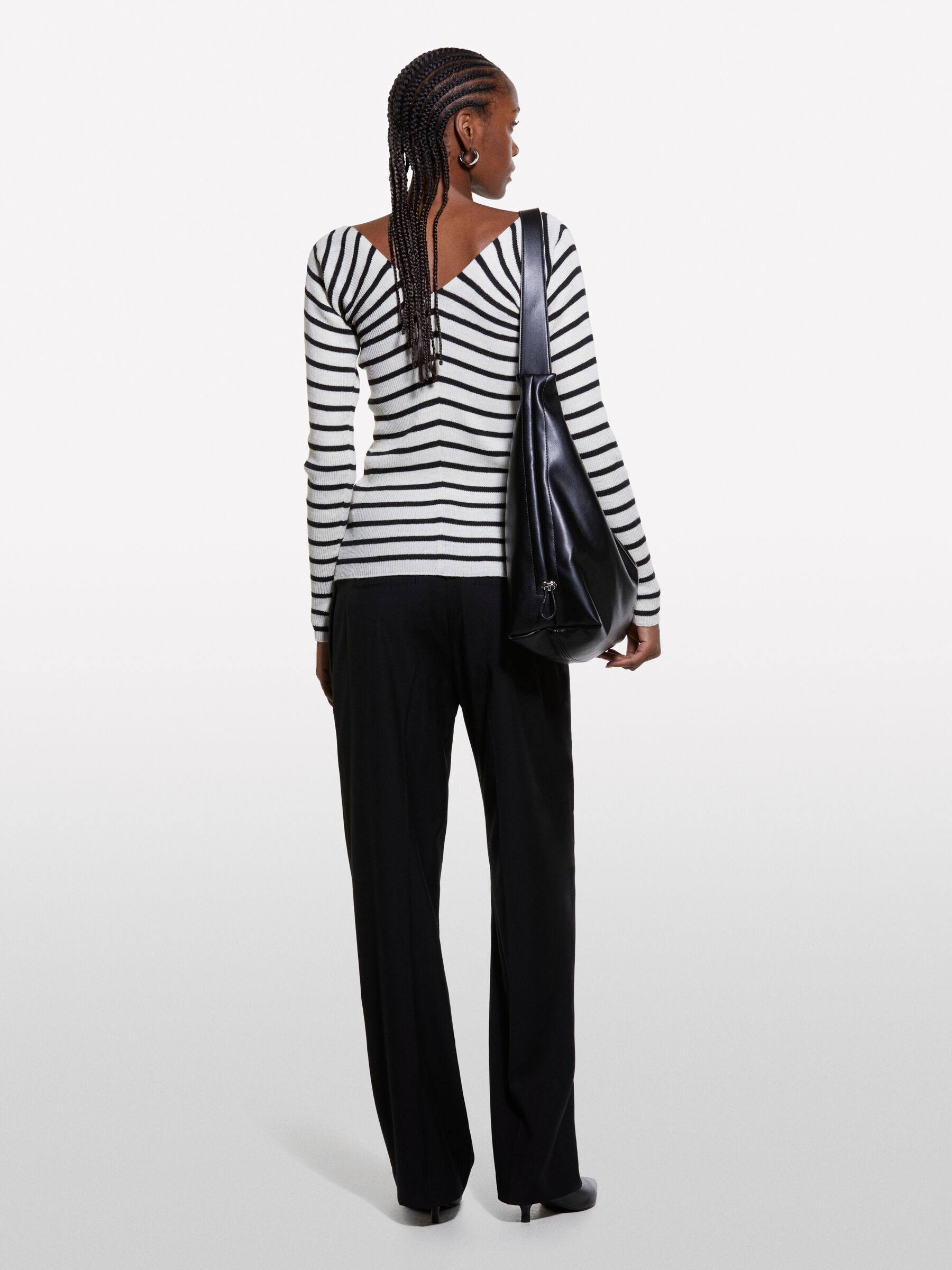 V NECK SWEATER L/S Women image number null