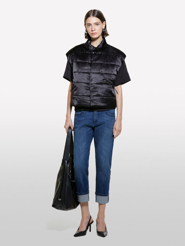 Blue slim carrot fit Lima jeans - women's carrot fit jeans | Sisley