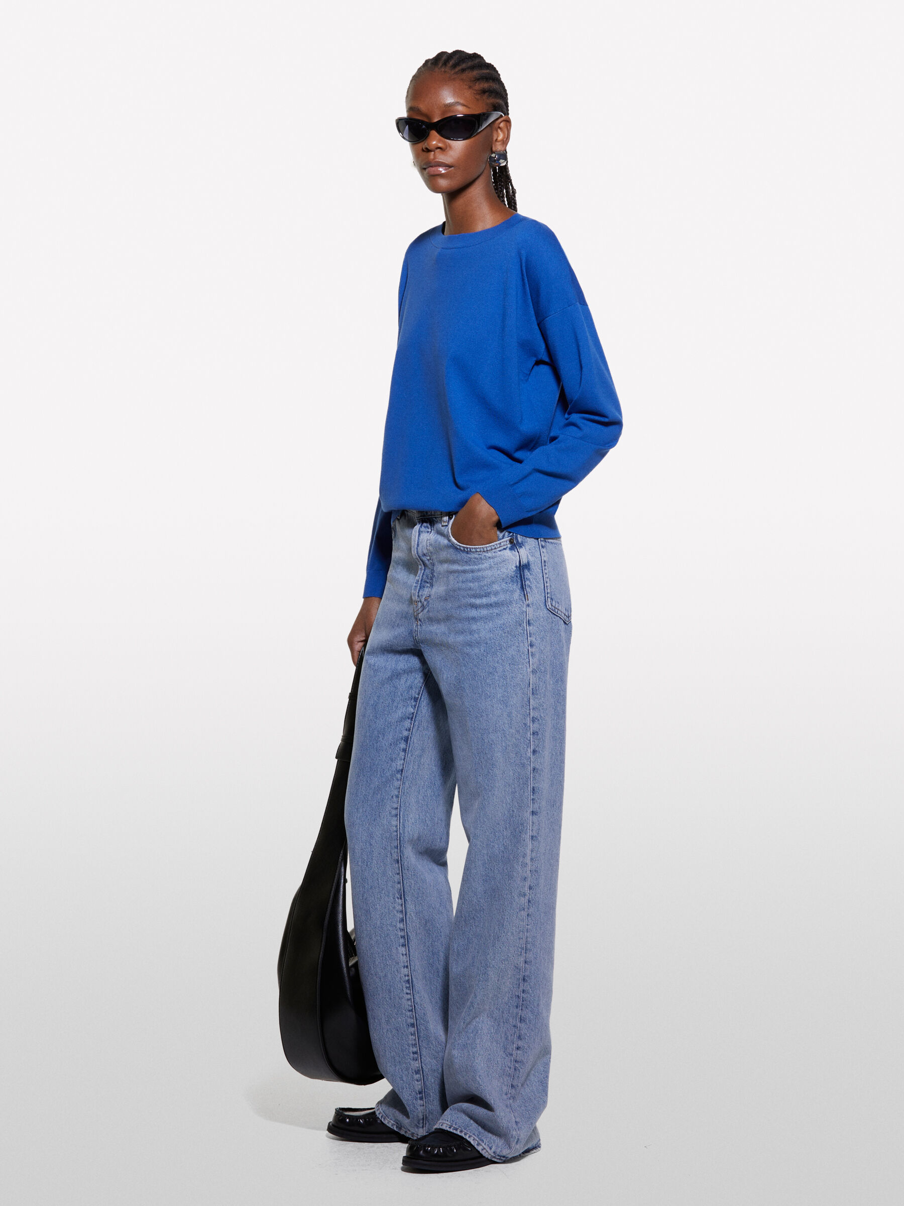 BOAT-NECK SWEAT.L/S Women image number null