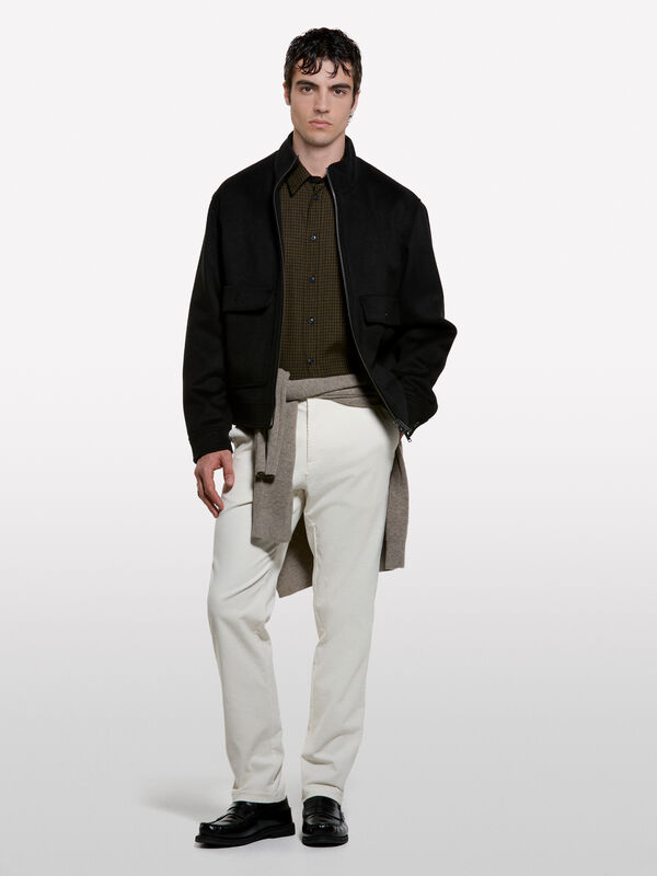 Corduroy chinos - men's chino trousers | Sisley