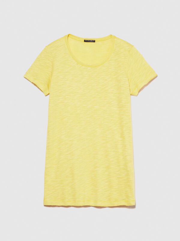 ALLBRAND365 DESIGNER WOMENS Shadow-Stripe T-Shirt,Bright Yellow,X-Small  £20.75 - PicClick UK