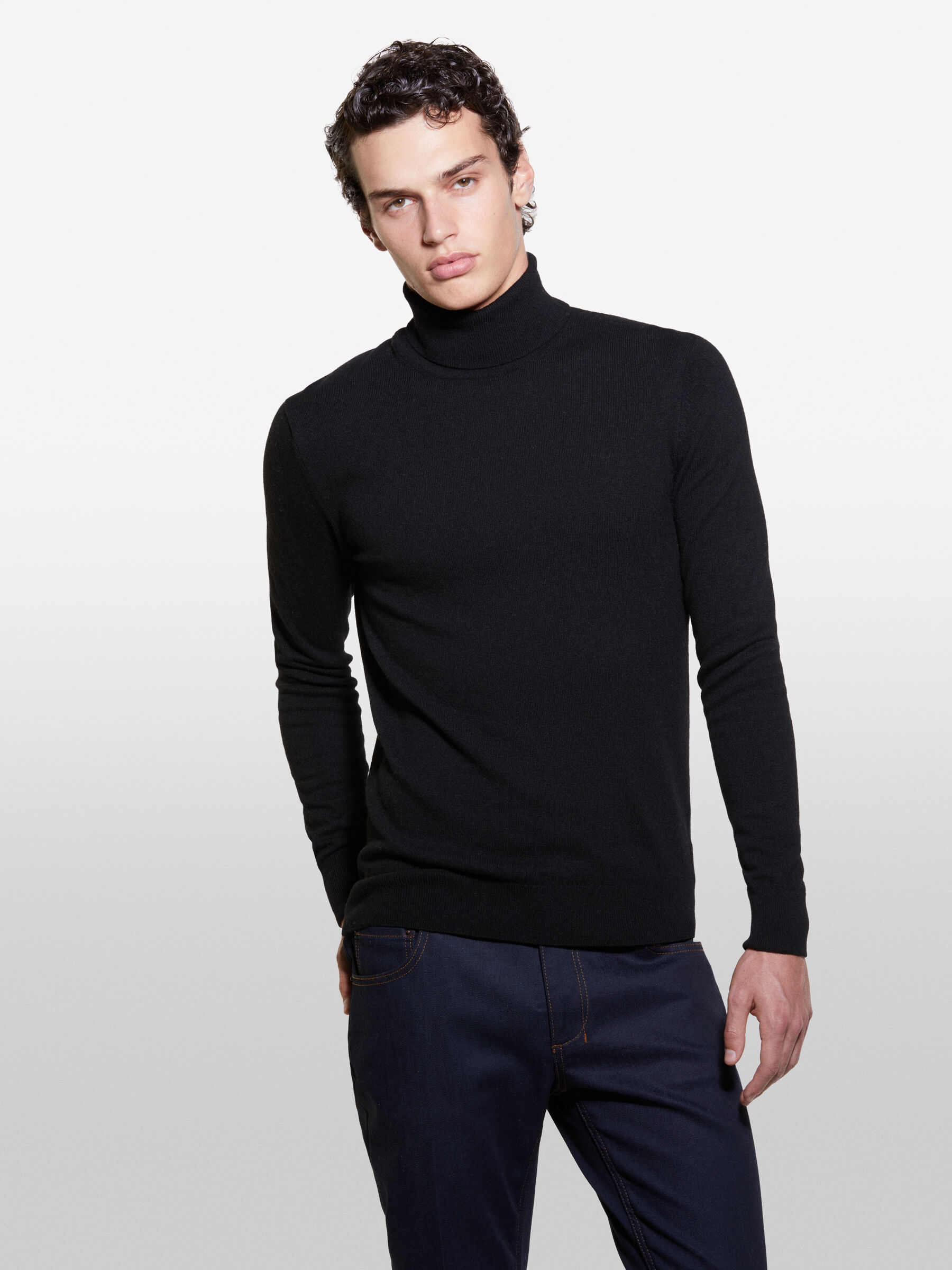TURTLE NECK SW. L/S Men image number null