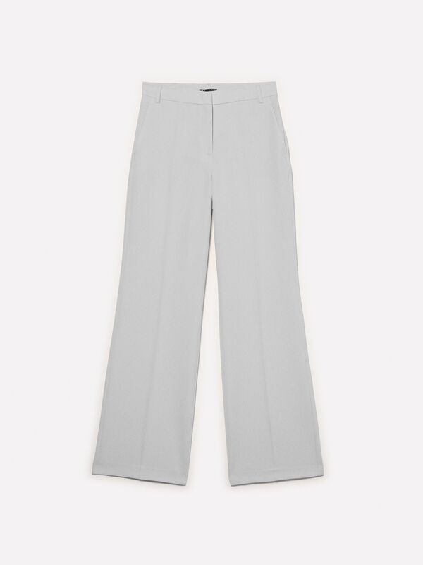 Beige palazzo trousers - women's palazzo trousers | Sisley