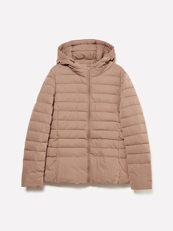 Brown padded jacket - women's puffer jackets and coats | Sisley