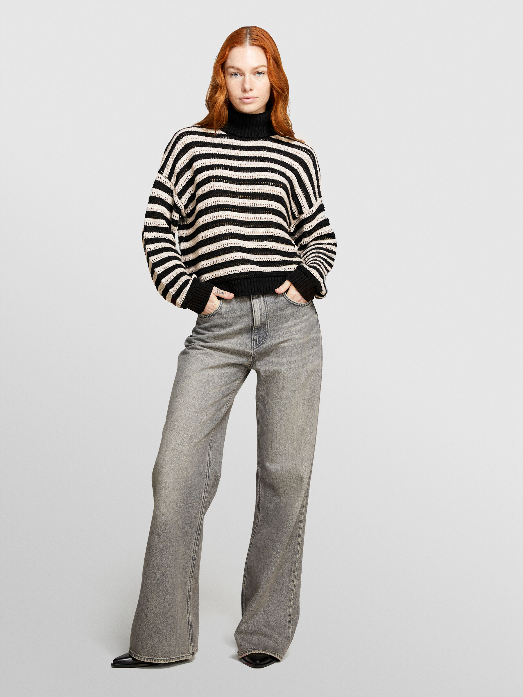 TURTLE NECK SWEATER Women image number null