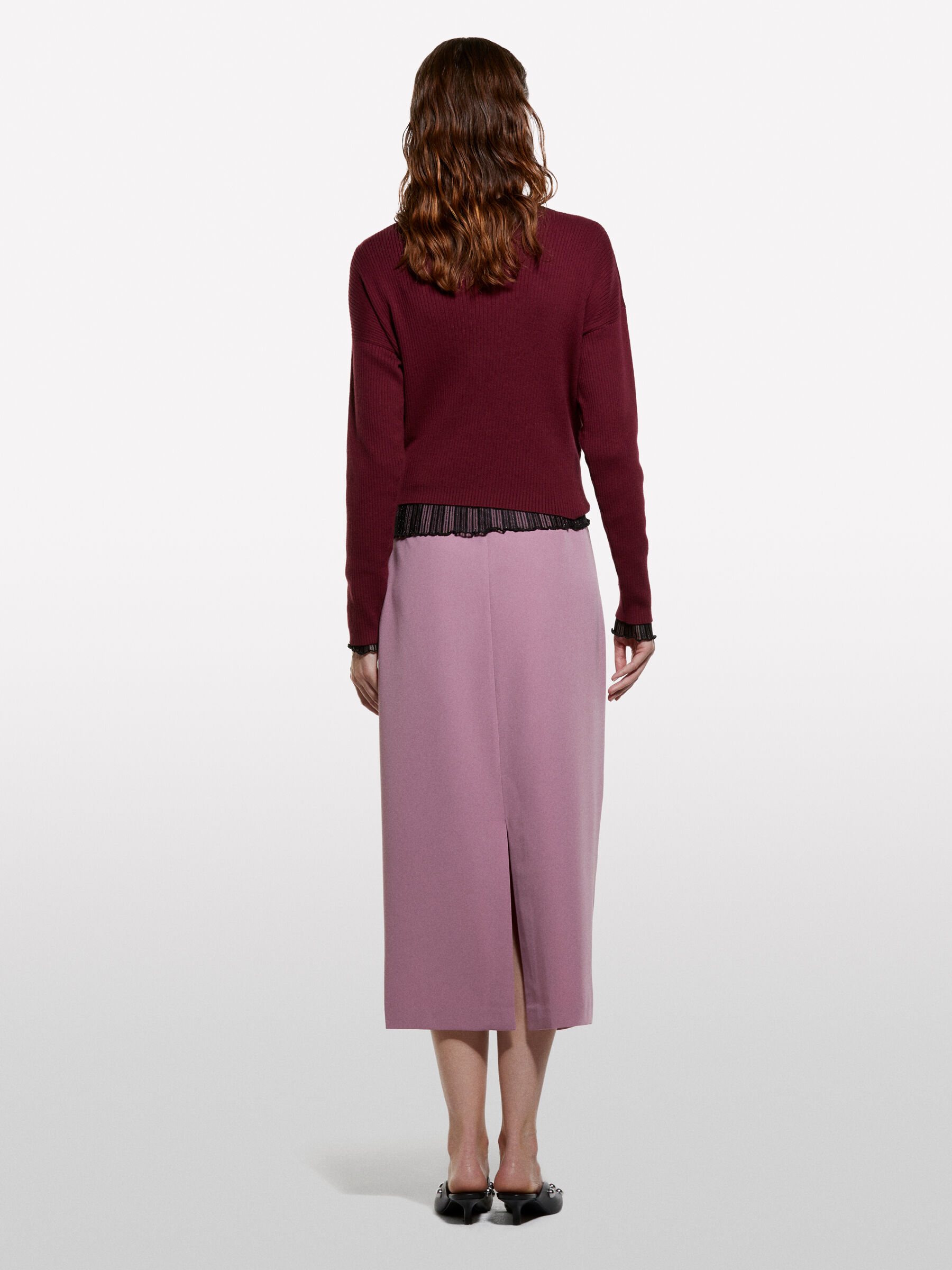 BOAT-NECK SWEAT.L/S Women image number null