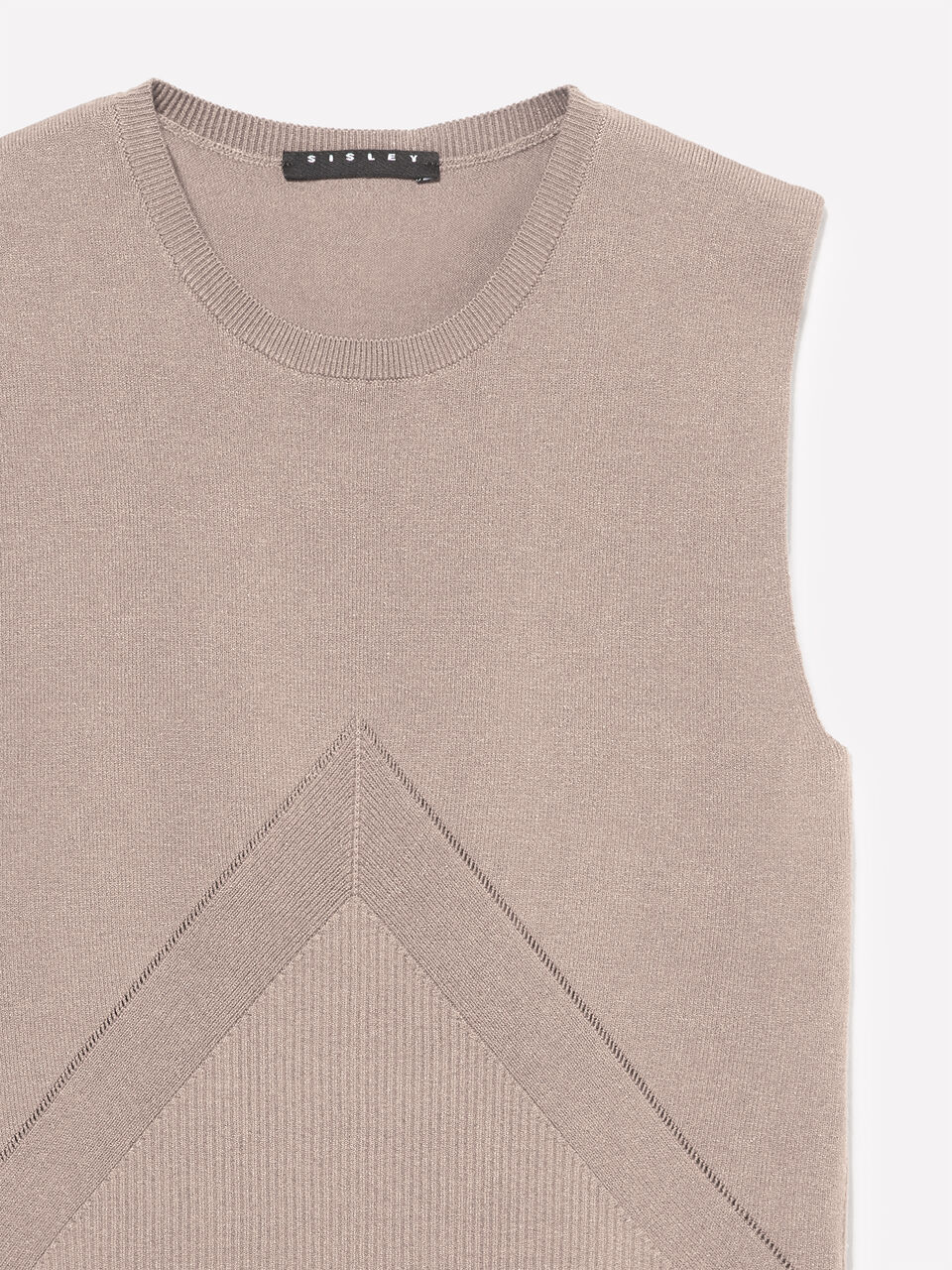 SLEEVELESS SWEATER Women image number null