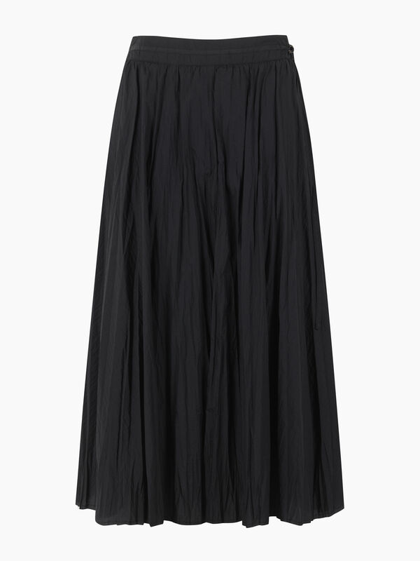 Black semi sheer maxi skirt - sisley k longuette skirts | Sisley K