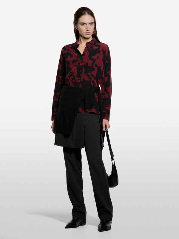 Printed patterned shirt  - women's shirts | Sisley
