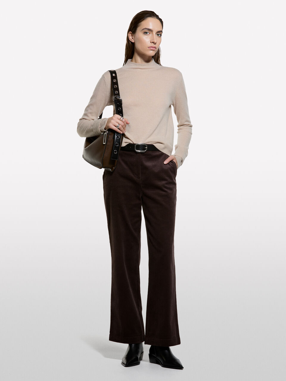 TURTLE NECK SWEATER Women image number null