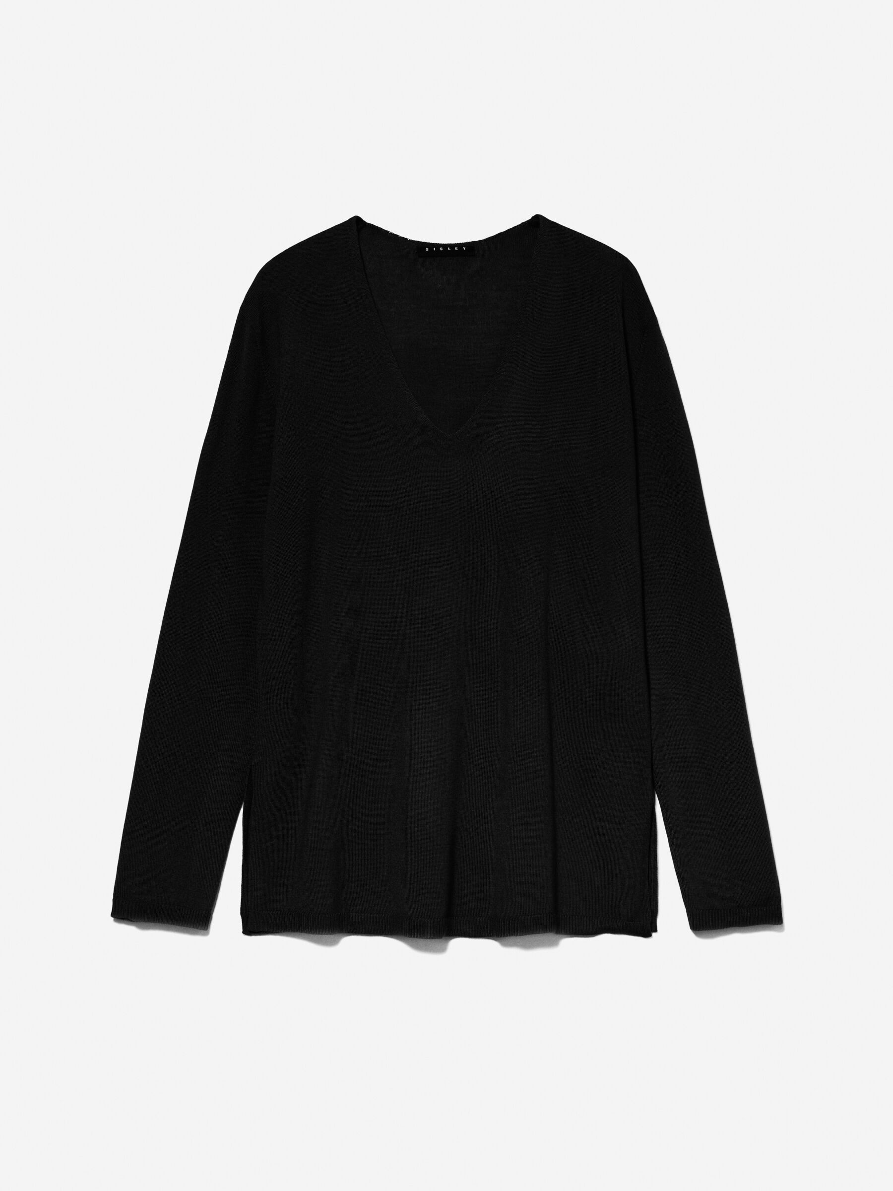 V NECK SWEATER L/S Women image number null