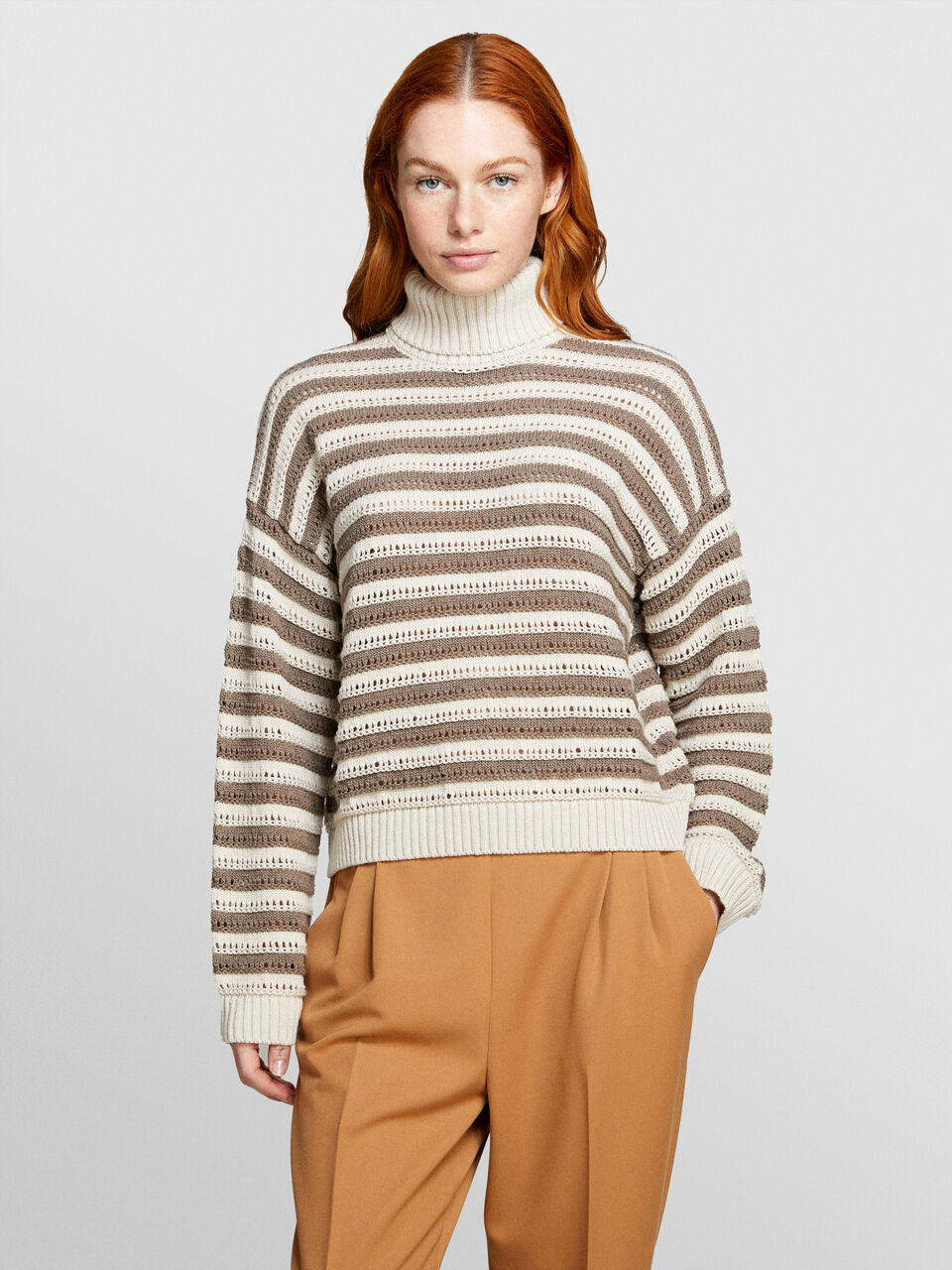 TURTLE NECK SWEATER Women image number null