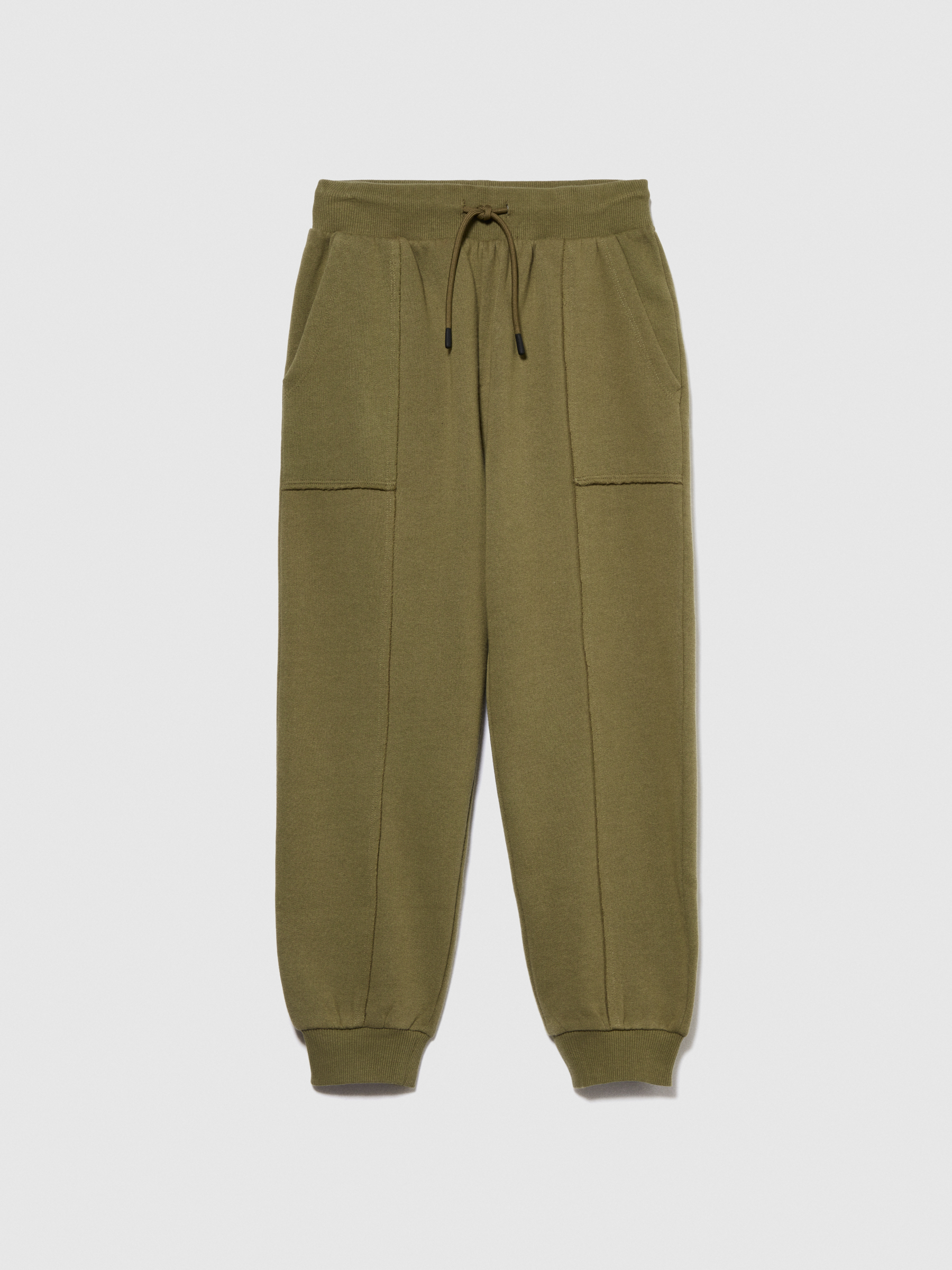 Sisley Young - Oversized Sweat Joggers, Man, Military Green, Size: M