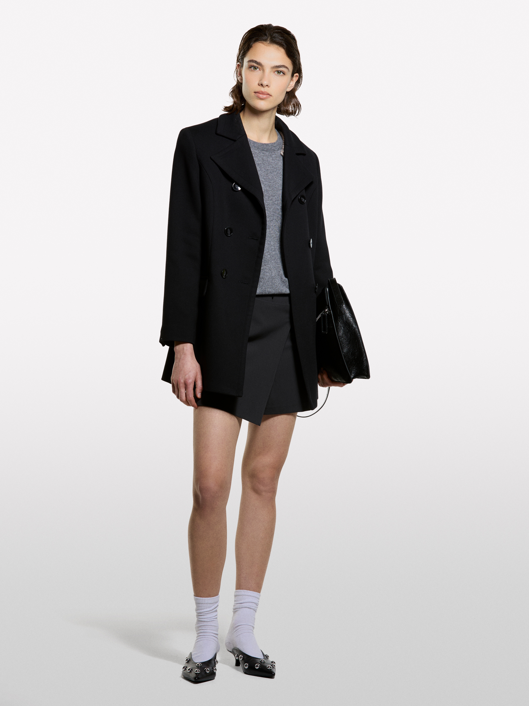 Sisley - Culotte Noire, Femme, Noir, Taille: 38